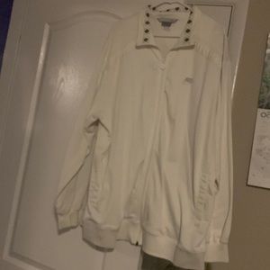 White Nike track jacket